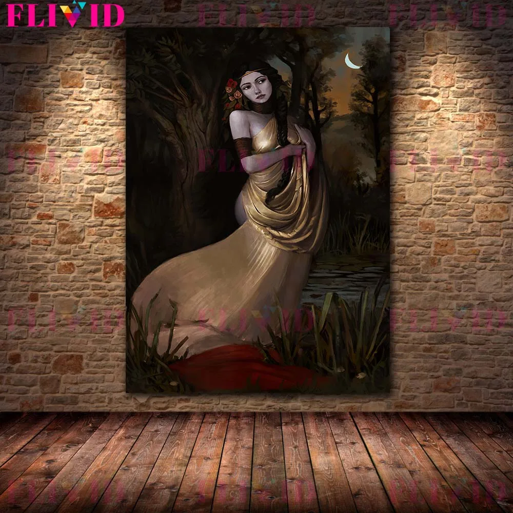 Black Magic Class And Witches Wall Art Canvas Painting Spectre Vintage Art Poster And Prints Wicca Element Home Decoration