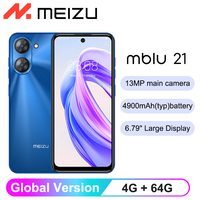 Global Version Meizu Mblu 21 Smartphone 13MP Cámara Trasera 6,79 Pulgadas 90Hz Pantalla UNISOC T606 CPU  4900mAh Batería
