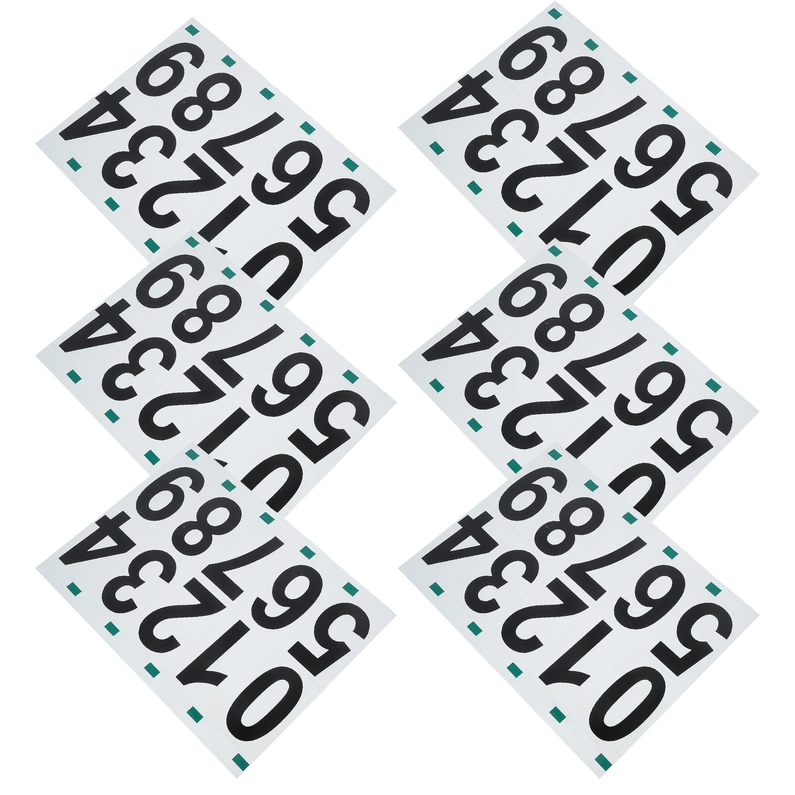 

Reflective Number Stickers Waterproof Self Adhesive Decal for Mailbox House Address Sign Easy Installation Outdoor Use