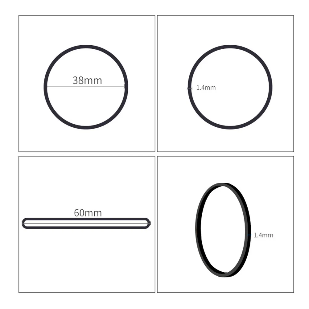 100G Elastic Rubber Bands Hair Ties for Ponytails Workout Sports DIY Styling Gentle Secure Hold Fade Resistant No Snap Black