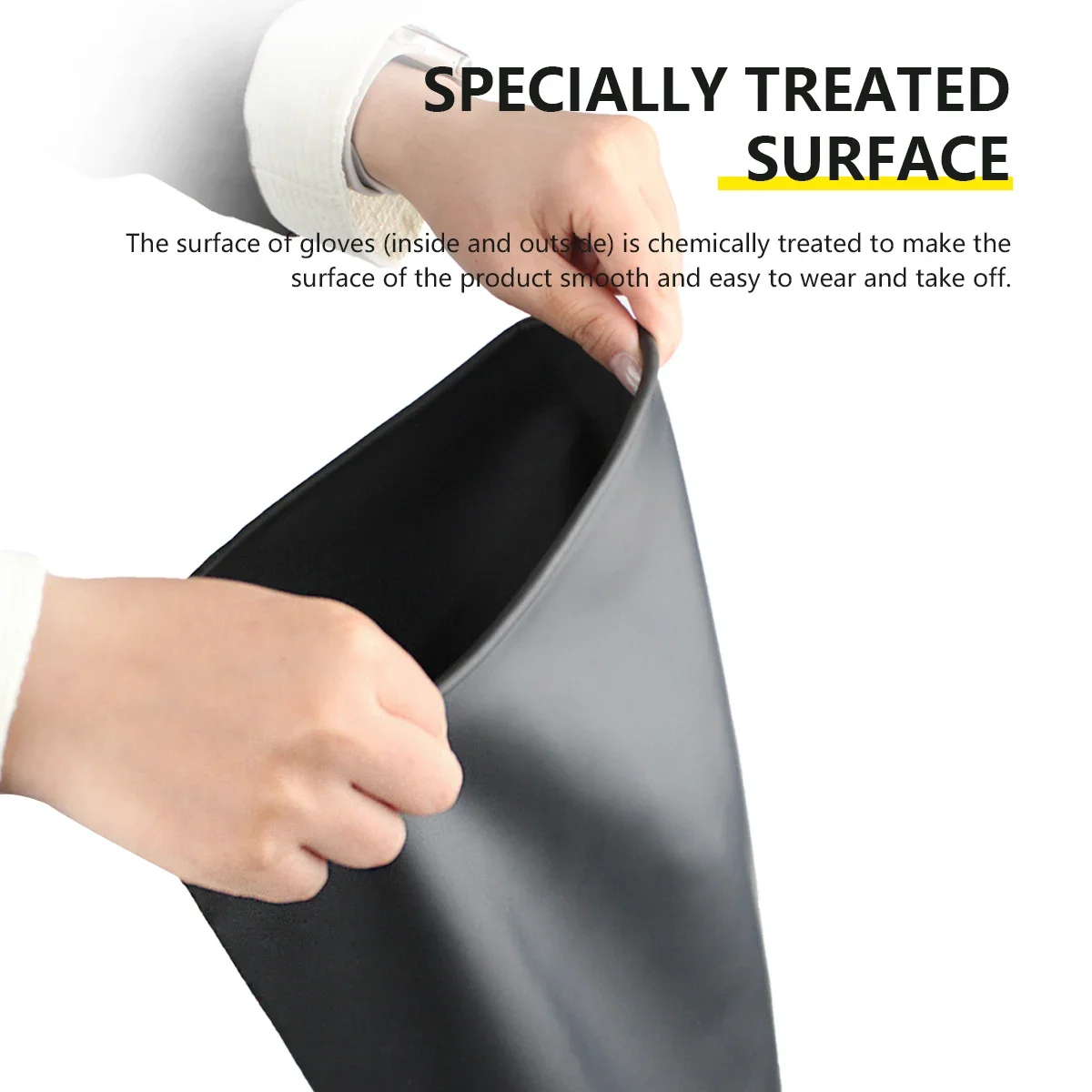 SIZA 화학 내성 방수 드라이 박스 안전 장갑 박스 장갑 롱암 부틸 아이솔레이터 장갑