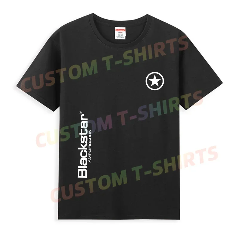 

Men T Shirt Casual New Blackstar Amplification Logo T-shirt Graphic Oversized Comfortable Streetwear S-3XL Cool Tee
