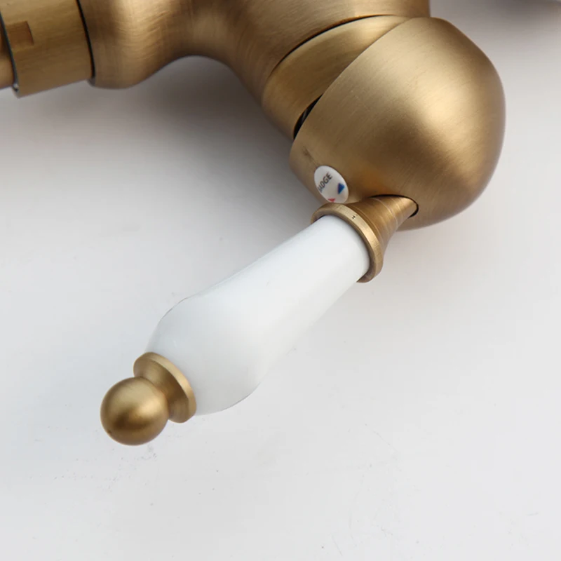 JIENI 360 Swivel Kitchen Sink Faucet Brass Stream Mode Bathroom Basin Faucets Hot Cold Mixer Taps With 1/2'' G Water pipe image 3