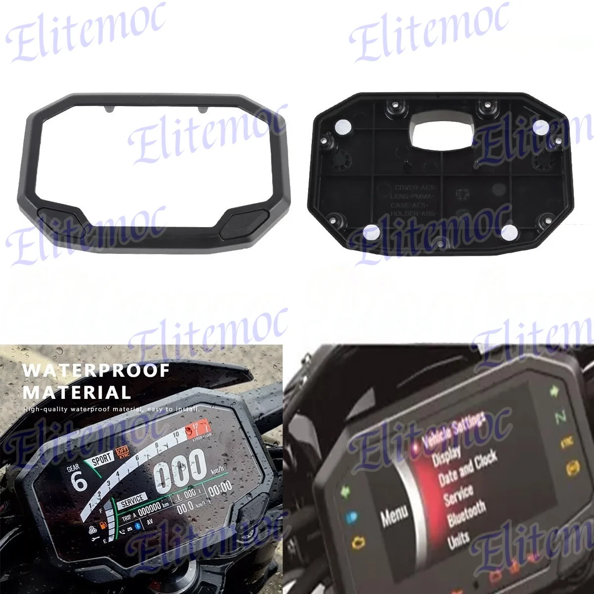 

ABS Plastic Case Cover Frame for Kawasaki Z900 Z650 H2 650 Z1000 ZH2