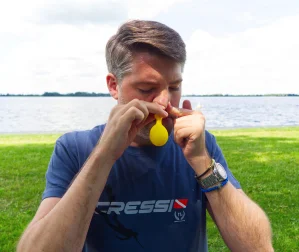 أداة معادلة الغوص الحر DiveDPR ممارسة توازن ضغط الأذن Frenzel