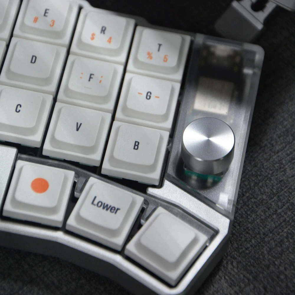 Cornix Split Keyboard Low Profile CNC Aluminum Case Wireless