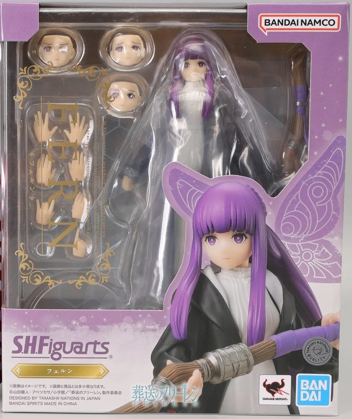 ในสต็อก Bandai กล่องต้นฉบับ SH Figurats SHF Frieren Beyond Journey's End FERN อะนิเมะ Action Figure ของเล่น Figura PVC ของขวัญ