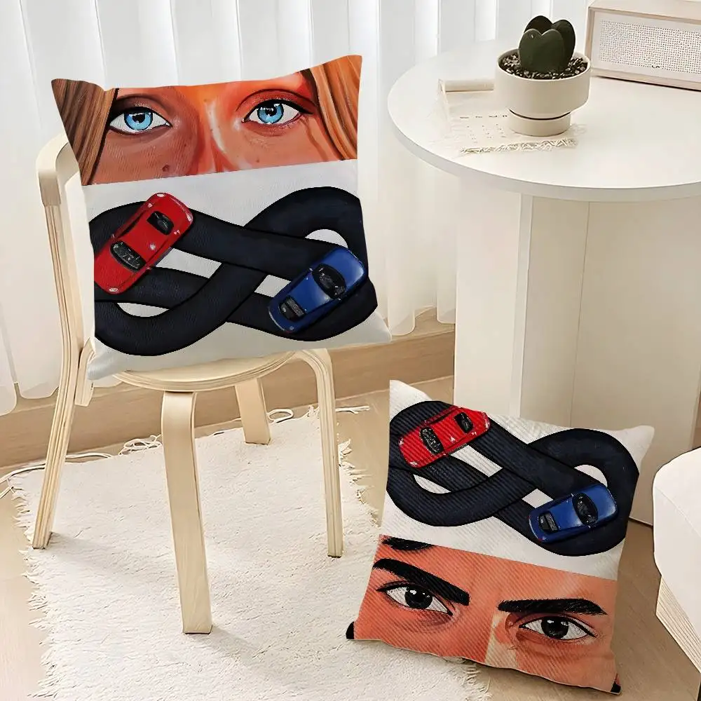 بلدي F-خطأ C-Culpa Mia 2023 كيس وسادة نسيج قطيفة لينة المخدة مزدوجة الوجهين طباعة غطاء الوسادة الهدايا المنزلية