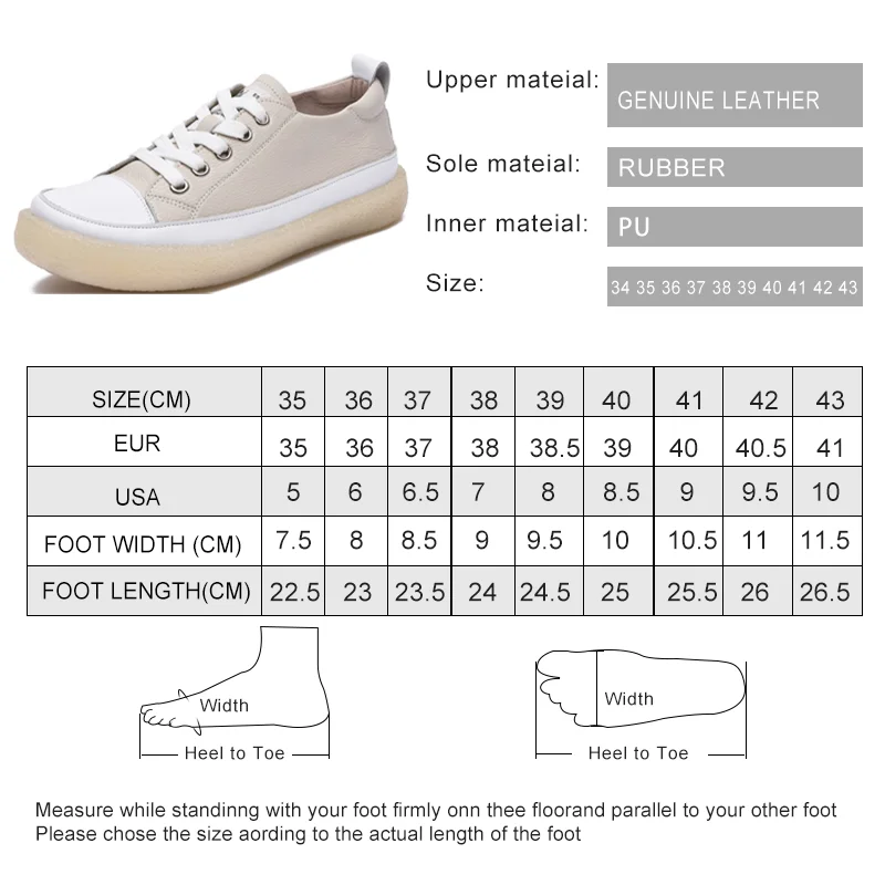 Women Spring Shoes 2024 New Genuine Leather Trend Color Matching Women Shoes Flat Bottom Lace-up Casual Girl Student Shoes