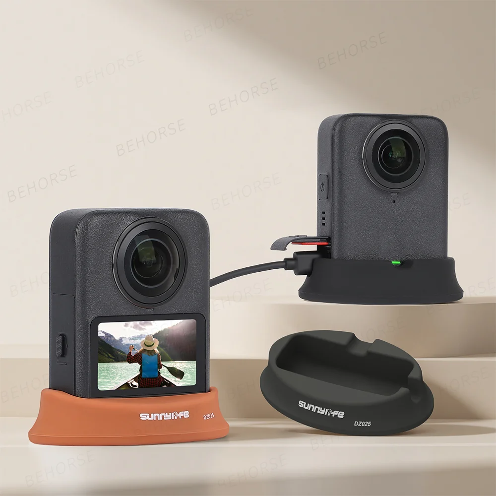 قاعدة من السيليكون لـ DJI OSMO 360 دعامة تثبيت على السيارة حامل سطح المكتب قاعدة ثابتة مضادة للانزلاق لملحقات الكاميرا الرياضية DJI Osmo 360