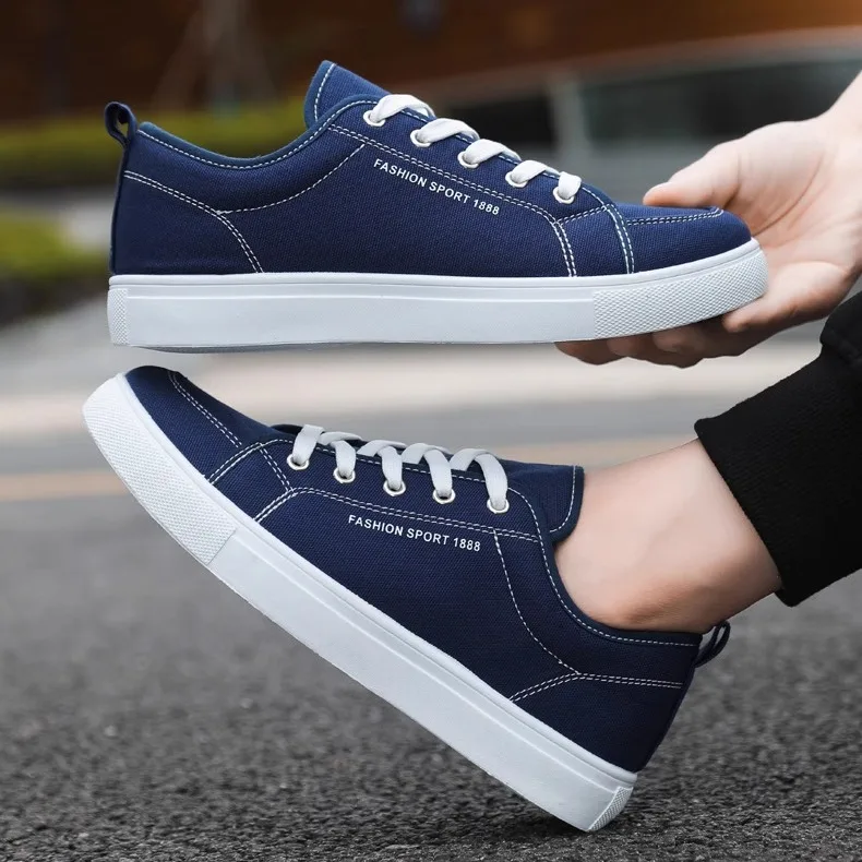 

Summer Casual Canvas oes for Men Youth Student Sports Flat oes Comfortable Breathable Cloth Upper round Toe Flat Heel