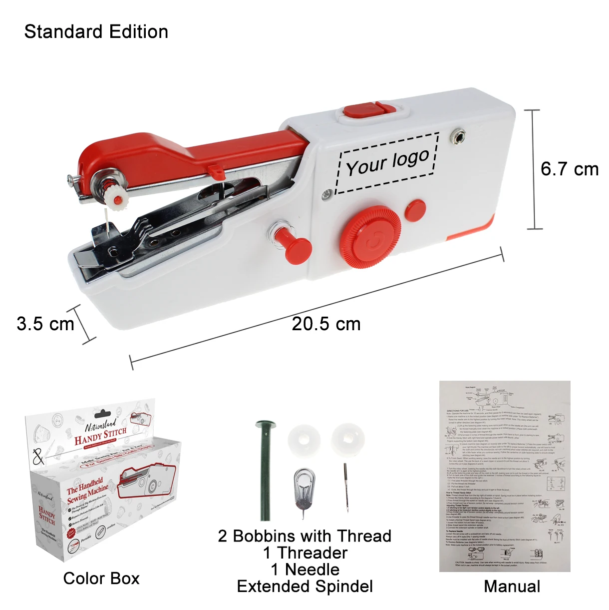 Best Sale Household Domestic Electric Mini Portable Handy Handheld Sewing Machine Handheld Sewing Machine Portable Mini