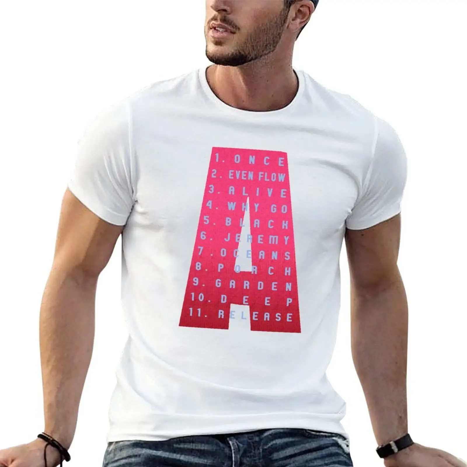 Ten Tracklist T-Shirt fashion shirts summer clothes men clothings