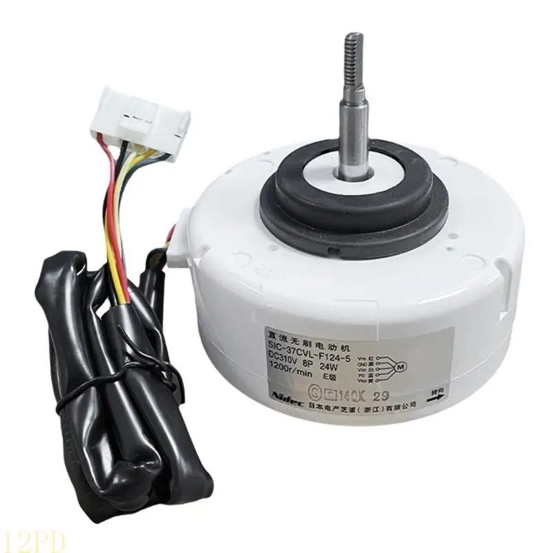 12PD Practical Brushless Wind Turbines Generator 3 Phase Motor Stable Performances for Devices Air Conditioner Purifiers