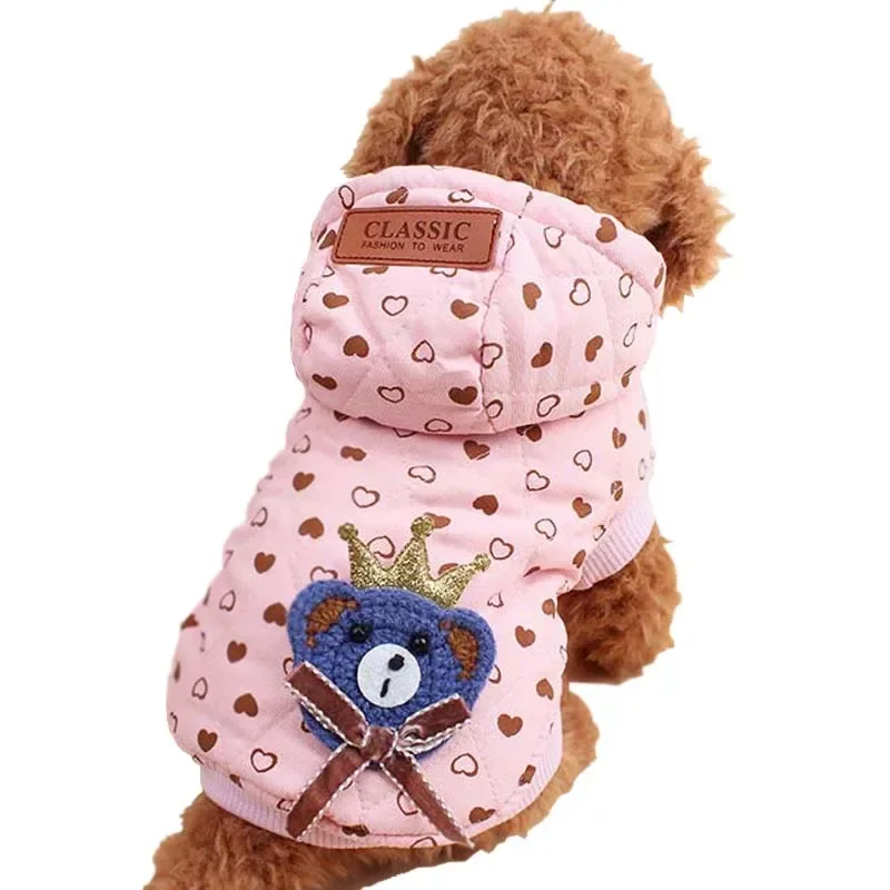 Ropa de Invierno para Mascotas, Abrigo para Perros, Chaqueta Cálida para Cachorros, Traje para Perros Yorkshire, Pomerania, Poodle, Bichón, Schnauzer