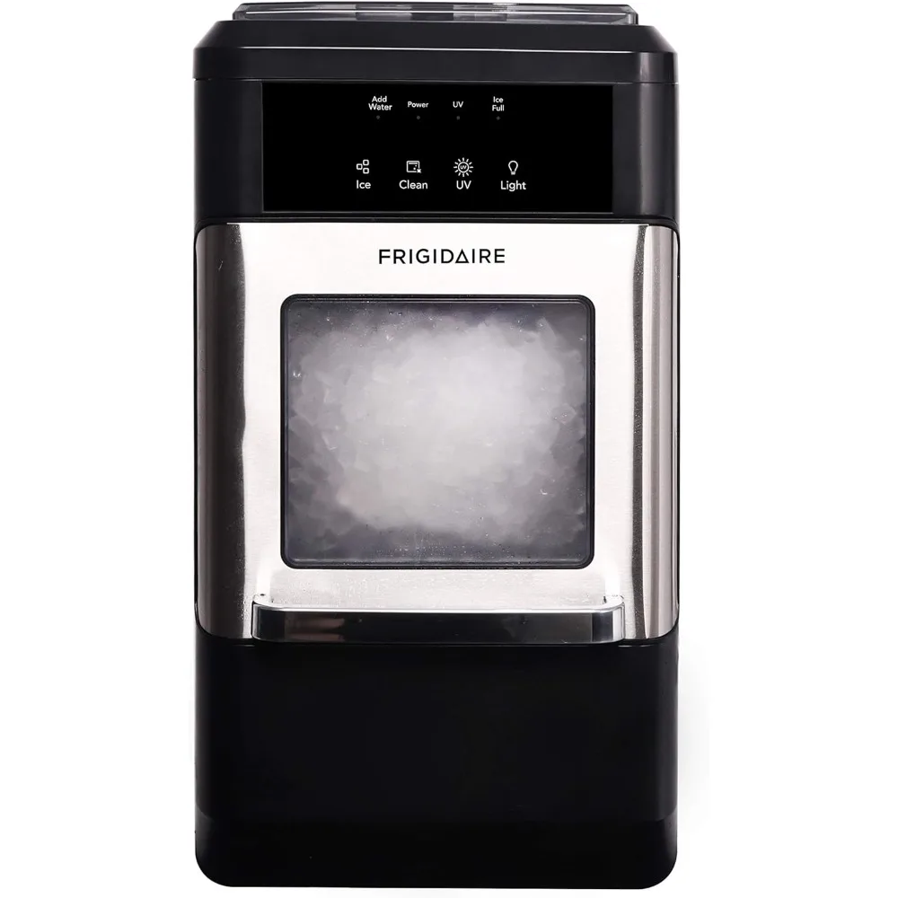 Countertop Crunchy Chewable Nugget Ice Maker, 44lbs per day, Self Cleaning Function