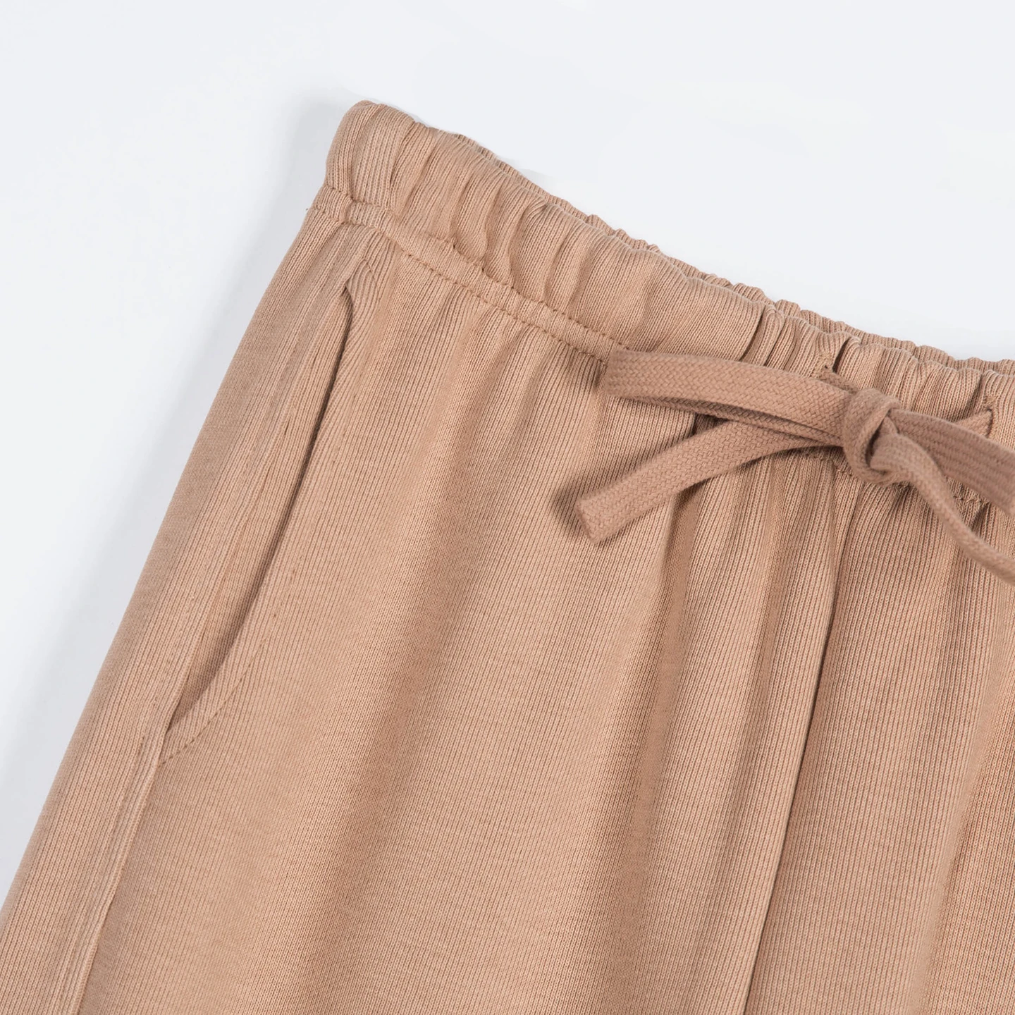 Comfortable Elastic Waist Belted Knife-Shape Pants Spring Autumn New Style Casual Straight Leg Ladies Pants Natural Waist