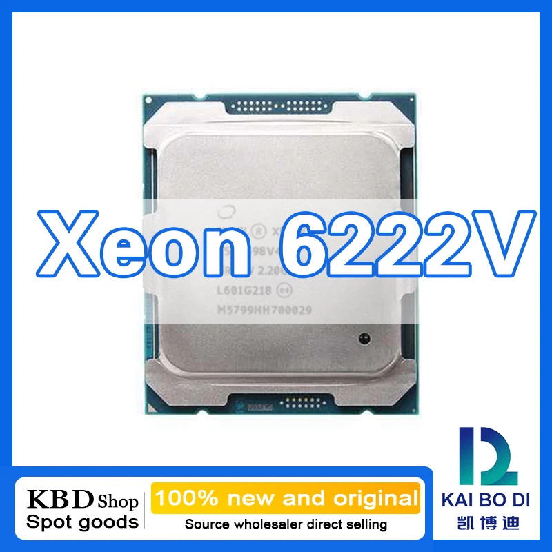 Xeon Gold 6222V CPU 20 Cores 40 Threads 1.80GHz 100%NEW and ORIGINAL CPU Central Processor Unit