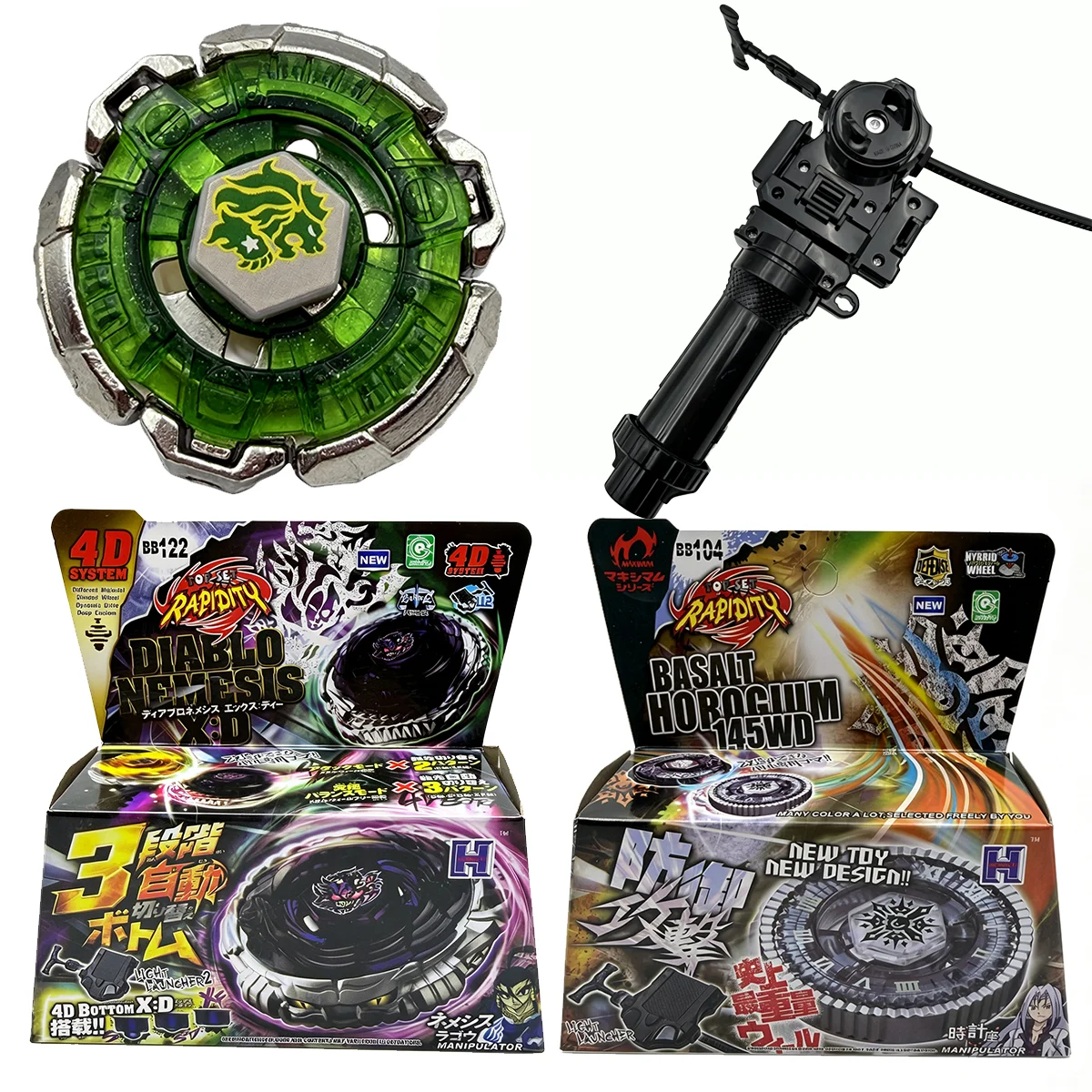 Takara Tomy Burst Gyro X Spielzeug Metall Fusion Galaxy Pegasis Fury Master 4D System Kreisel mit Launcher Drehkreisel Spielzeug Weihnachtsgeschenk