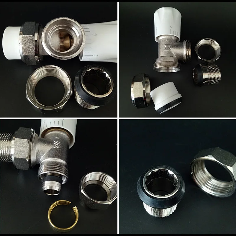 Radiator Temperature  Valve Radiator Radiator Ppr Temperature Control Aluminum Plastic Tube  Control Angle  Straight Valve