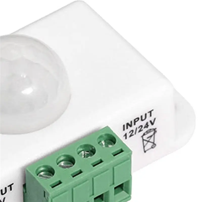 【أداة منزلية】تيار مستمر 12 فولت 24 فولت 6A IR كاشف الأشعة تحت الحمراء وحدة مفتاح الإضاءة ضبط تلقائي PIR محس حركة مفتاح الإضاءة #3