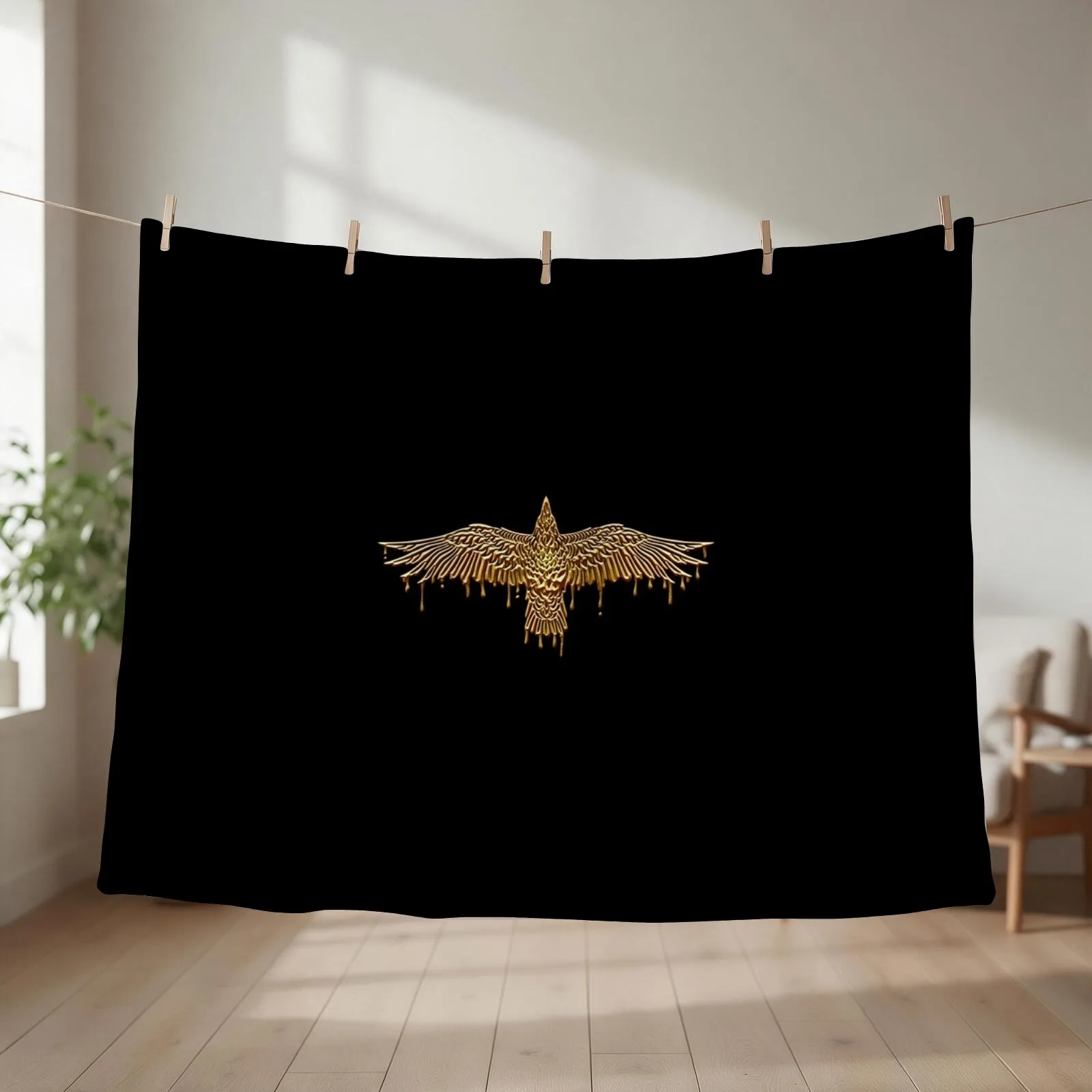 Mono Inc. Ravenblack Throw Blanket Beautifuls Luxury St Summer Hairys Blankets
