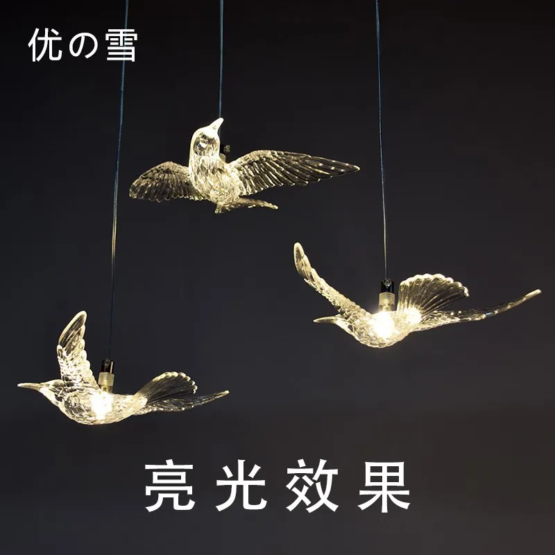 Creative Lighting Bird Ceiling Decoration Aerial Pendant Kindergarten Classroom Hotel Corridor Ceiling Hanging Pendant