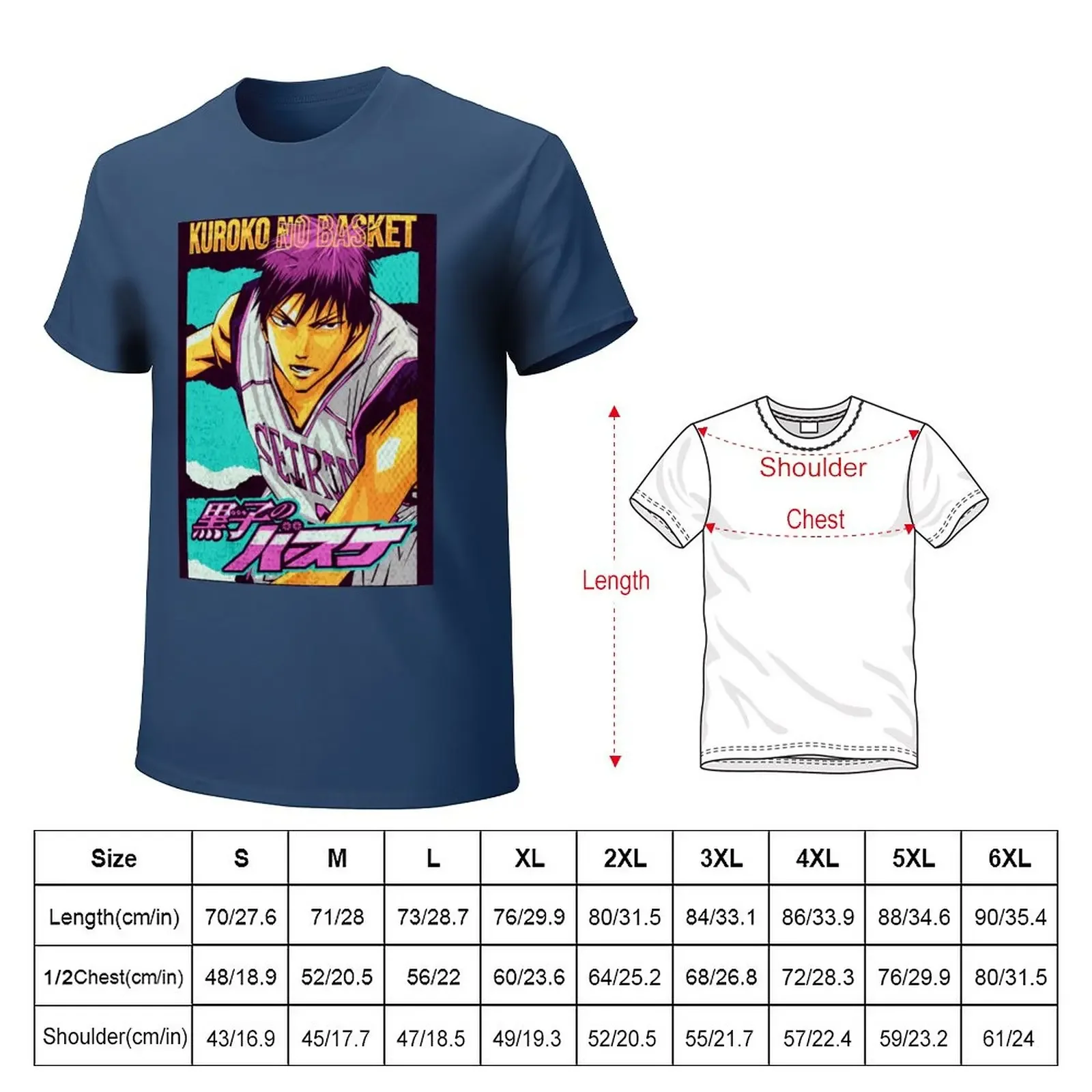 KUROKO NO BASKET T-Shirt vintage Aesthetic clothing aesthetic clothes t shirts for men