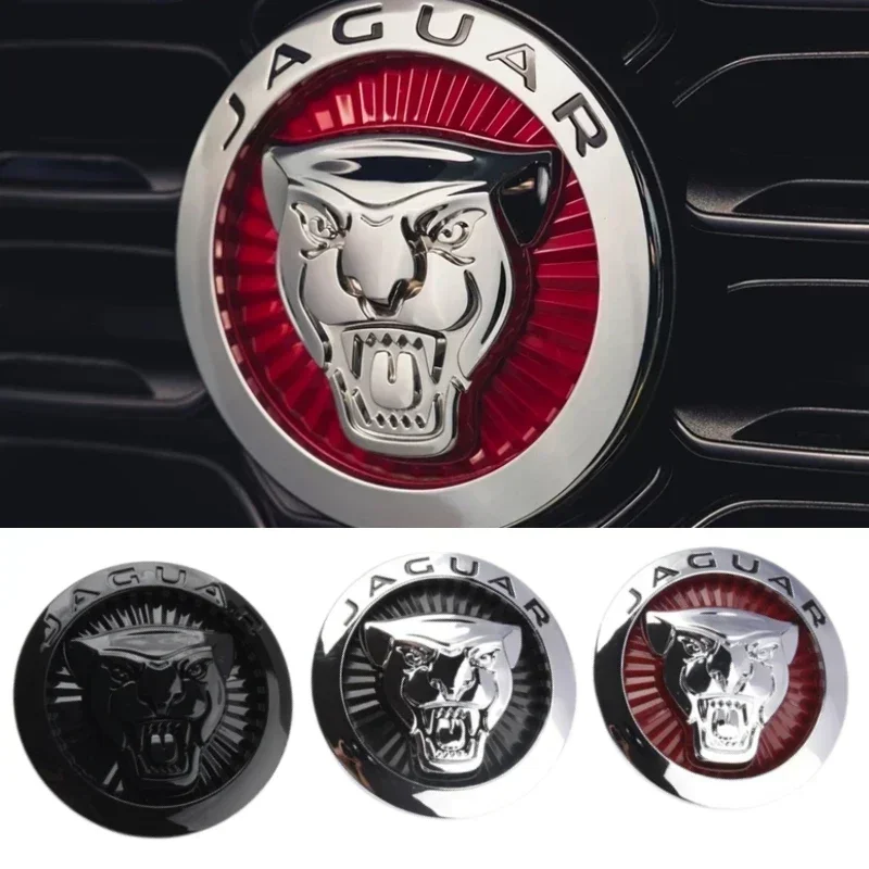 

7cm/8.6cm Car Front Grille Emblem Bonnet Badge Sticker for Jaguar XJ XJL XJ6 XF X351 X300 X250 X260 2021 2019 2017 Accessories