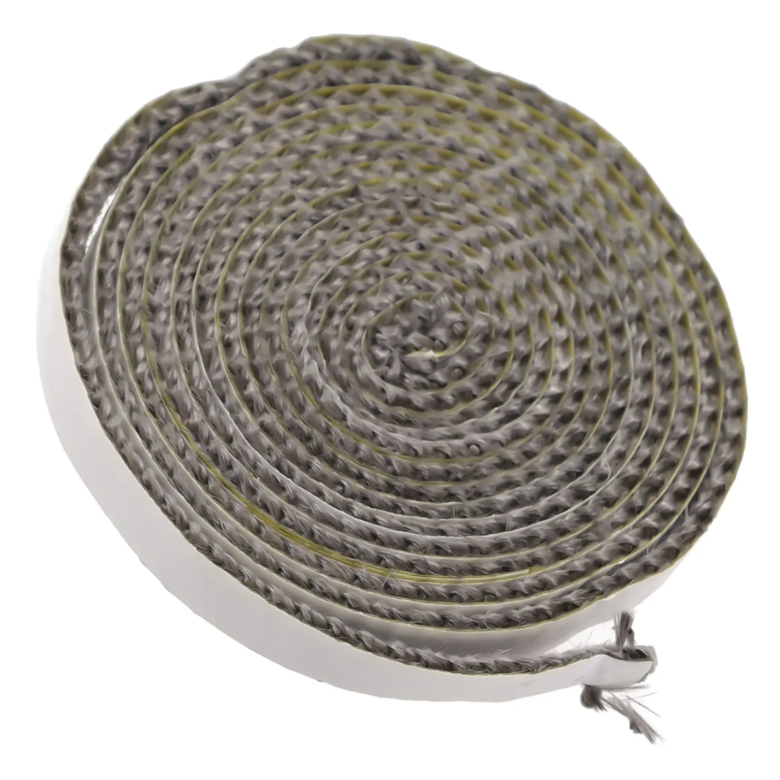 High Temperature Resistant Fiberglass Black Flat Stove Seal Rope with Dimensions of 10mm Width and 3mm Thickness