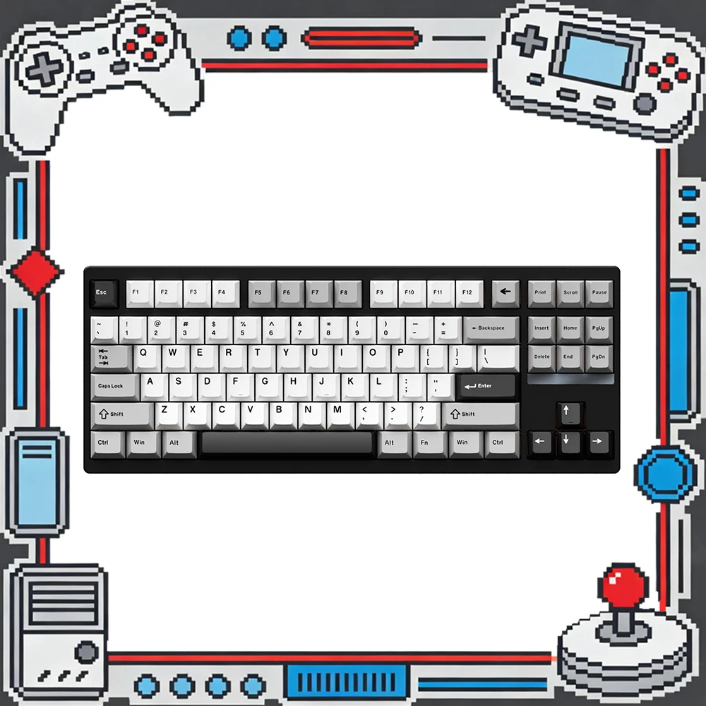 

WEIKAV STARS80 Wireless Keyboard FR4 Positioning Plate Gaming Keyboard Three-Mode Connection 16 Million Color Backlight Effect