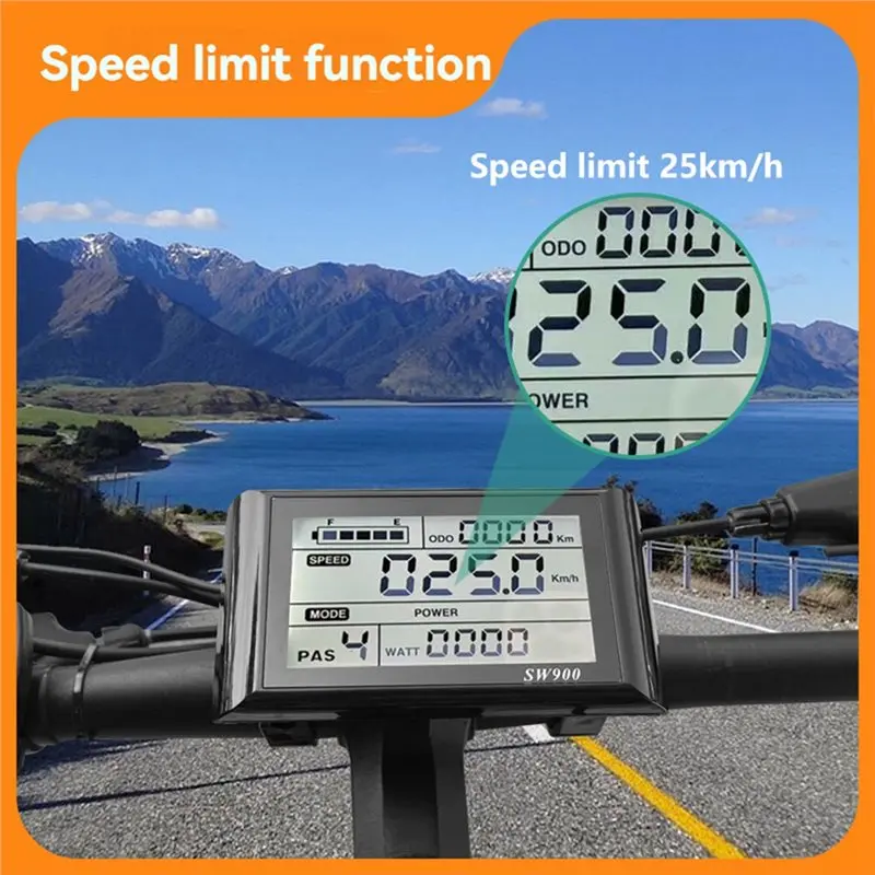 A89E-For 3000W Brushless Motor Accessories Electric Bike 3-Mode Controller 60A 48V-72V XT150 With SW900 Display