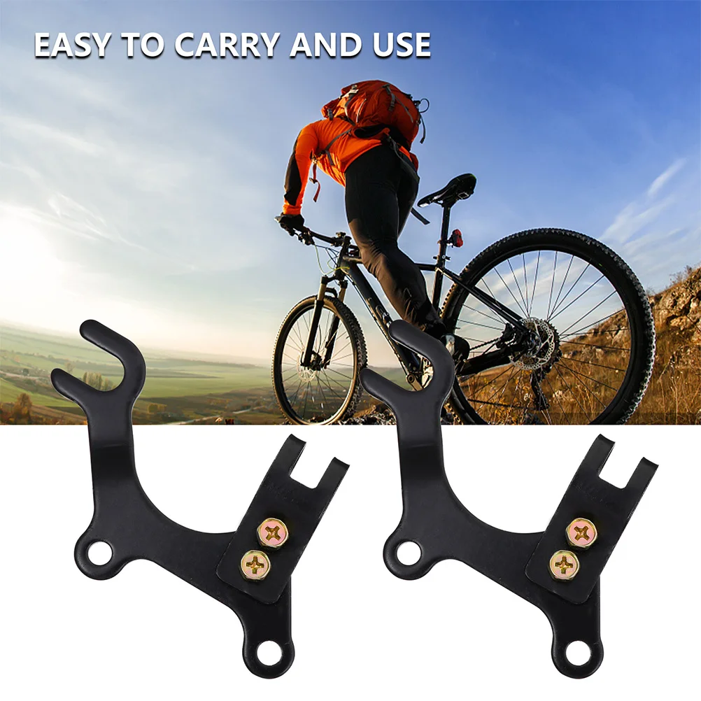 

4Pcs Bike Brake Bracket Adapter Durable Adjustable for Disc Brake Modification Stable Mounting Holder Bike Frame Adapter