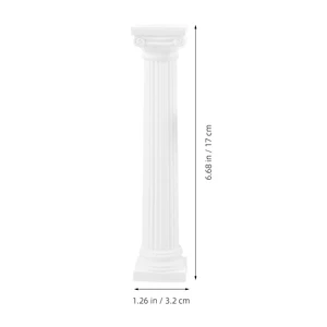 6 PCs Mini Säule Römische Säule Griechische Statue Griechische Säule Skulptur Tisch Dekoration Säule Romano Haus 11 Hauptverkäufe griechische Säulen - №6