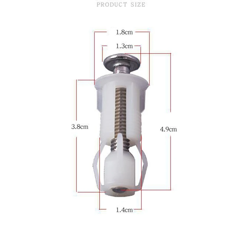 Toilet Seat Screws And Toilet Lid Screws Stainless Steel Top Fixing Hinges Screws, For Toilet Seat Replacement Parts