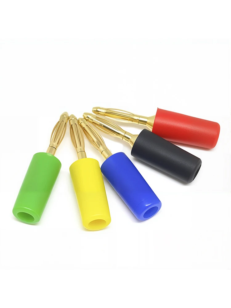 Mini haut-parleur en cuivre pur, coque en plastique, connecteur de 2MM, cordon de Test expérimental soudé, tête Audio, fiche banane, 5/20/100 pièces