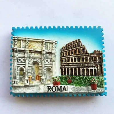 Ancient Italy Rome Arena refrigerator stickers Crafts Travel souvenirs gifts Home decor