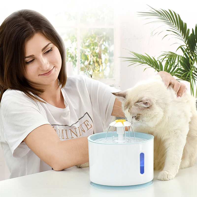 Pet Cat Water Fountain Dog Drinking Bowl USB Automatic Water Dispenser Super Quiet Drinker Auto Feeder Pet Products