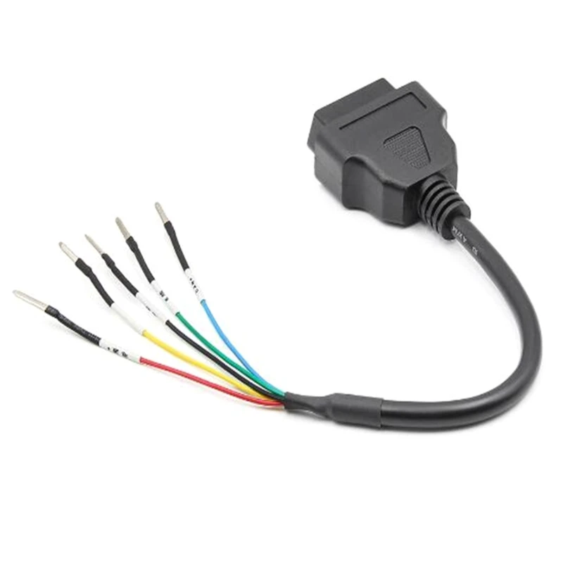 Conector OBD OBD2 de 16 Pines, Cable de diagnóstico hembra K, probador de puente de línea Can