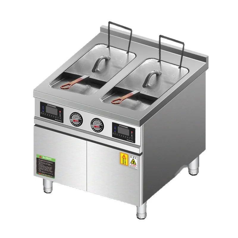 Wholesale Commercial DoubleTank Electric Fryer Vertical Large Capacity Stainless for Fries
