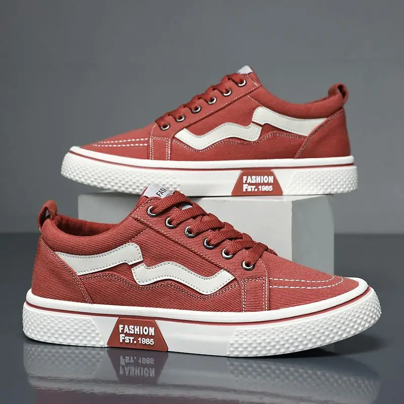 

Skateboard Shoes Men Canvas Sneakers Men Jogging Sport Flat Shoes Male Leather Tourism Waterproof Casual Running Board Shoes
