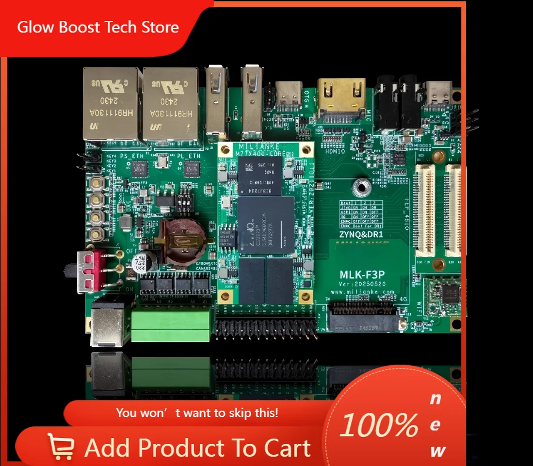 

Плата разработки NYFPGA ZYNQ7020/7010-MLK-F3P, двухъядерный процессор ARM, Wi-Fi, USB