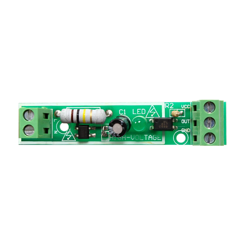 Module Isolation Optocoupleur 8 Canaux AC 110-220V – Sortie NPN Bas Niveau, Détection Tension PLC, Moniteur Puissance AC