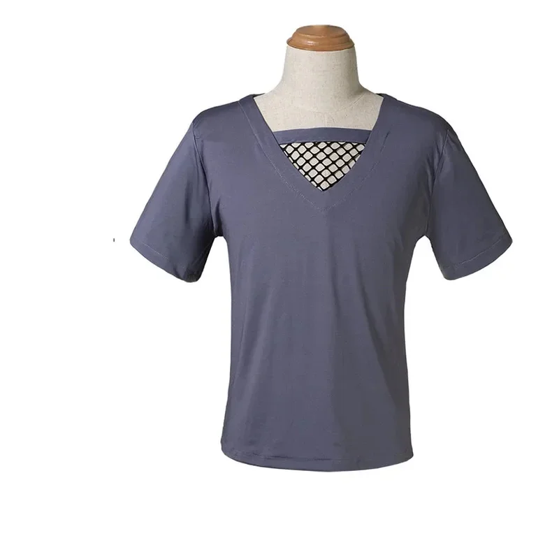 Аниме Учиха Итачи Акацуки Мужчины Женщины Косплей Костюм Футболка Брюки Индивидуальный Детский Размер M17