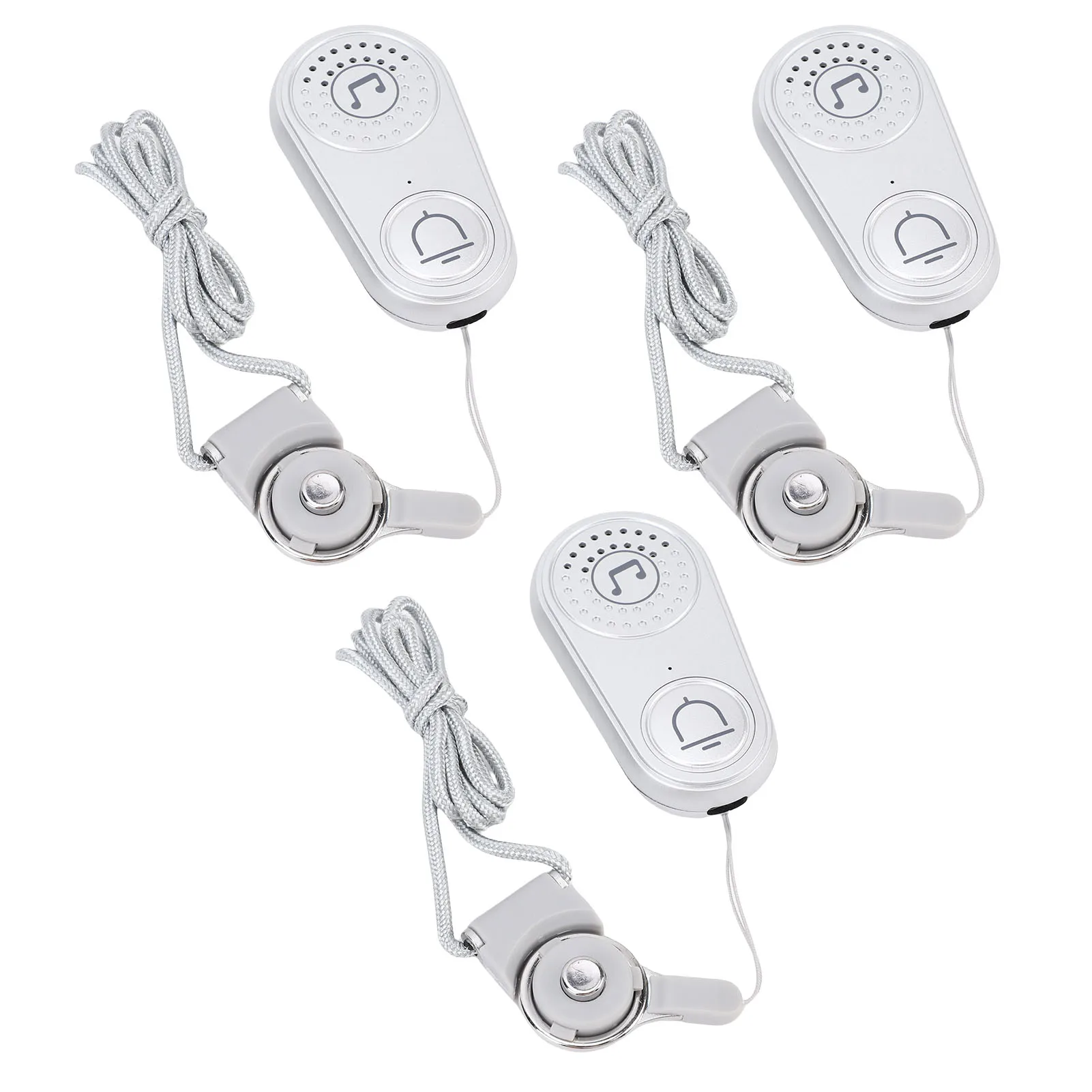 3 Pcs Wireless Calling Pager Two Way Talk 105dB Wireless Alert Buttons 5 Volume Levels 38 Music Options for Kids