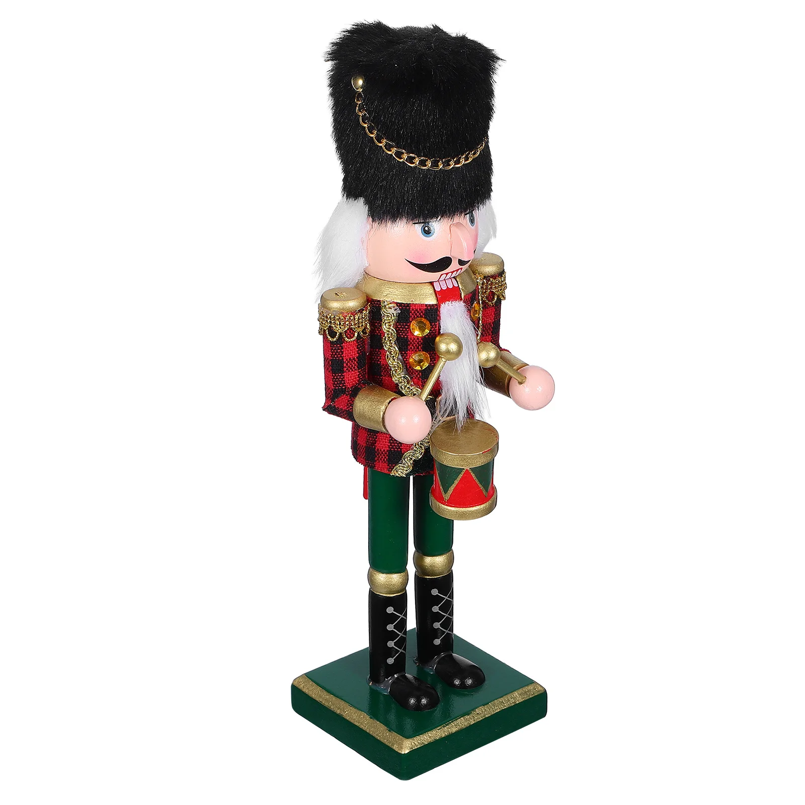 

Wooden Nutcracker Soldier Decoration Handcrafted Traditional Nutcracker Classic Christmas Mantel Display Ornament