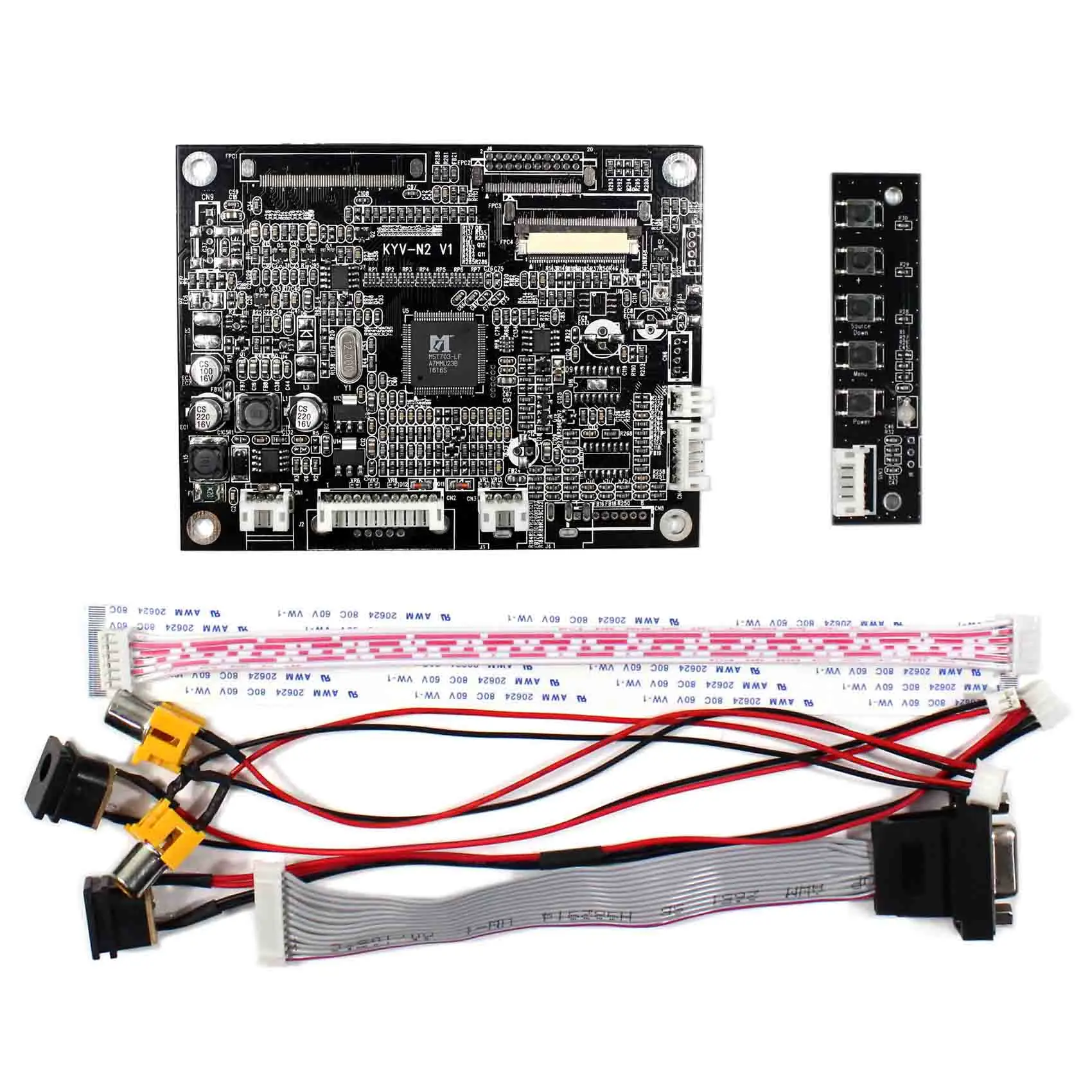 7inch 800x480 LCD Panel AT070TN83 With VGA AV Reversing LCD Controller Board