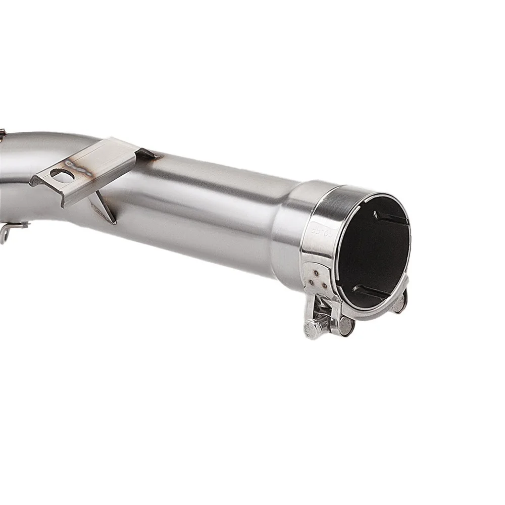 Für Suzuki GSF650 GSX650F 2007-16 Auspuffrohre Auspuffanlagen Endrohre Schalldämpfer 370mm Mittelrohr Slip-on – Detail 5