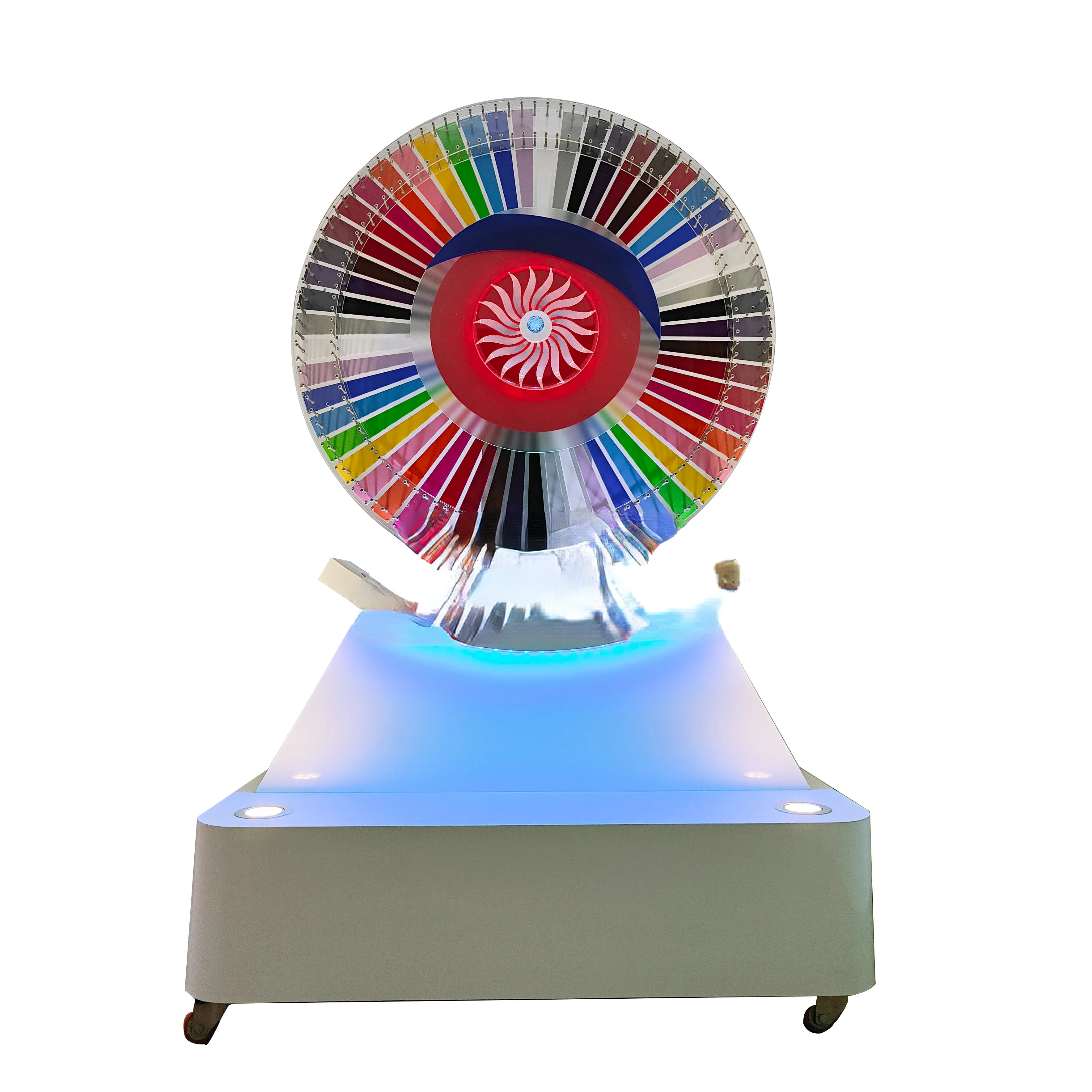 Electronic fortune Wheel of customized made rotary wheel