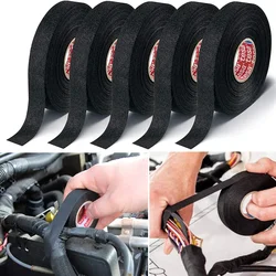 15M Wire Harness Tape Heat Resistant Wiring Loom Harness Self-Adhesive Felt Cloth Electrical Flame Retardant Tape For Automotive